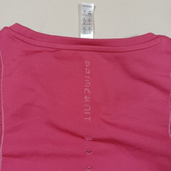 adidas womens pink PrimeKnit vented tennis top S NWT - Picture 3 of 5